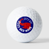 2022 MIDTERMS RED WAVE LET'S GO GOLFBALLEN (Voorkant)
