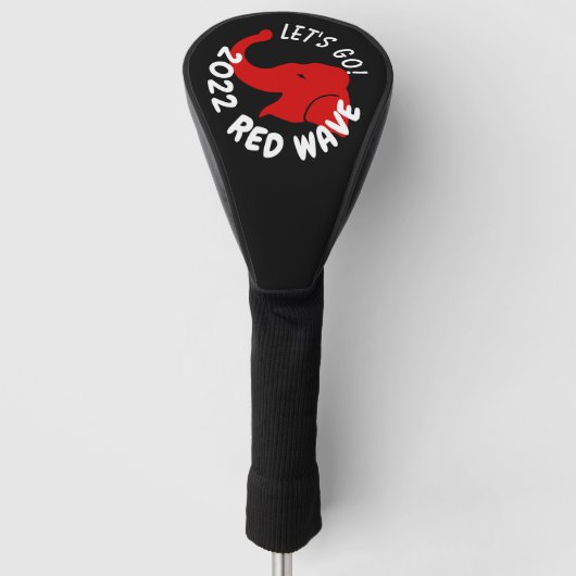 2022 MIDTERMS RED WAVE LET'S GO GOLFHEADCOVER (Voorkant)