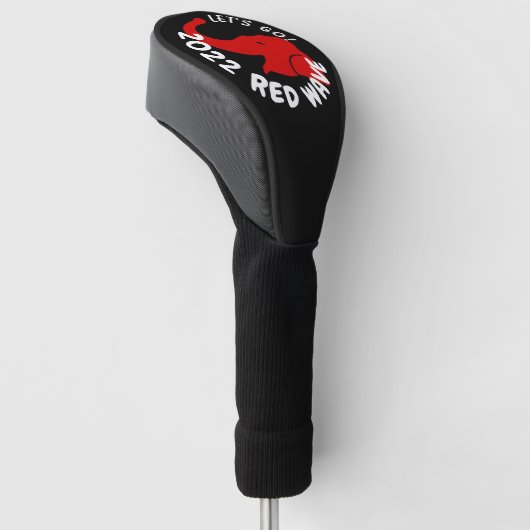 2022 MIDTERMS RED WAVE LET'S GO GOLFHEADCOVER (Schuin)