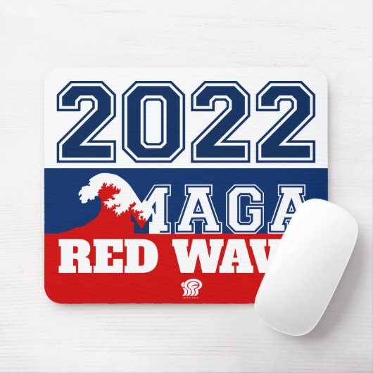 2022 Midterms Ultra MAGA Red Wave Muismat (Met muis)