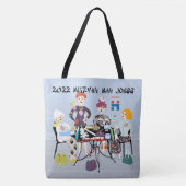 2022 Mitzvah Mah Jongg Canvas tas (Voorkant)