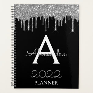2022 Monogramme Moderne Paillettes Noir Argenté