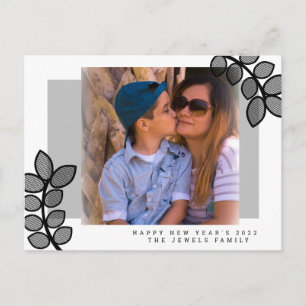 2022 nieuwe jaren fototak briefkaart
