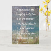 2022 Oude wateren: ecclesiastes 3:11 Kaart (Gele Bloem)