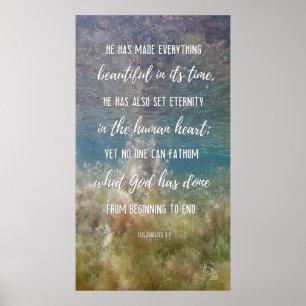 2022 Oude wateren: ecclesiastes 3:11 Poster