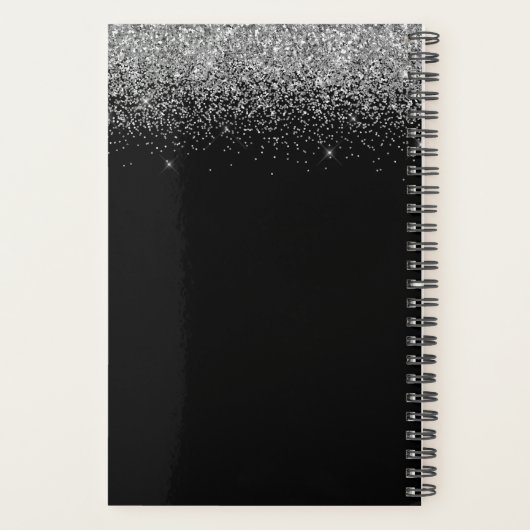 2022 Parties scintillant Noire Argent Monogramme M (Dos)