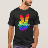 2022 Peace Global Peace International Unity Love P T-shirt (Voorkant)