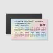 2022 Rainbow Cloud Calendar door Janz Magnet (Voorkant / Achterkant)