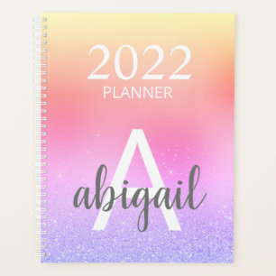 2022 Rainbow Pastel Parties scintillant Stylish No