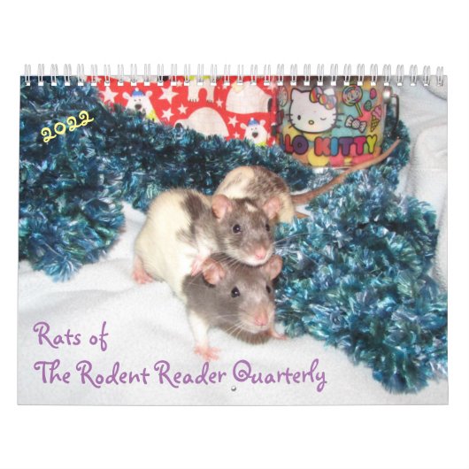 2022 Ratten van de kalender E van de Rodent Reader (Hoes)