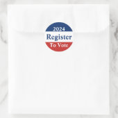 2022 Register to Vote Ronde Sticker (Tas)