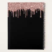 2022 Rose Gold - Rose Pâle Noir Paillettes Monogra (Dos)