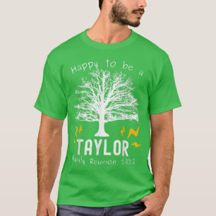 2022 Taylor Family Reunion Tree Summer Party Laats T-shirt