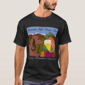 2022 Temecula Herfst Wiener Fest T-shirt op donker (Voorkant)