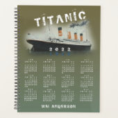 2022 Titanic Calendar Planner (Voorkant)