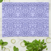 2022 Ver Peri Periwinkle Damask Old World Theedoek (Gevouwen)