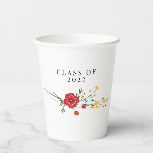 2022 Vogelkop voor Afstuderen Papieren Bekers (Achterkant)