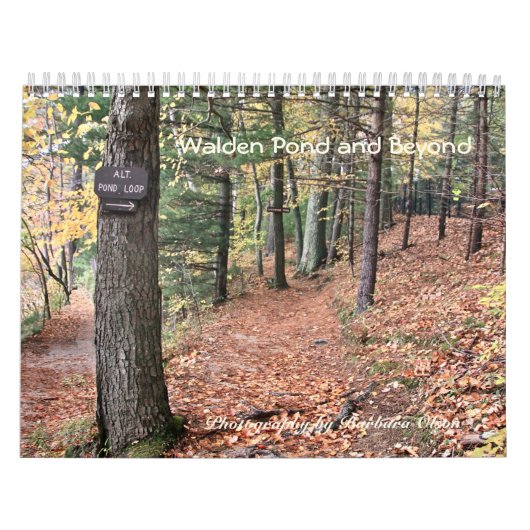 2022 Walden Pond and Beyond: with quotes Kalender (Hoes)