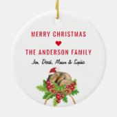 2022 was nog steeds nat | Vreemde kerstversiering Keramisch Ornament (Achterkant)