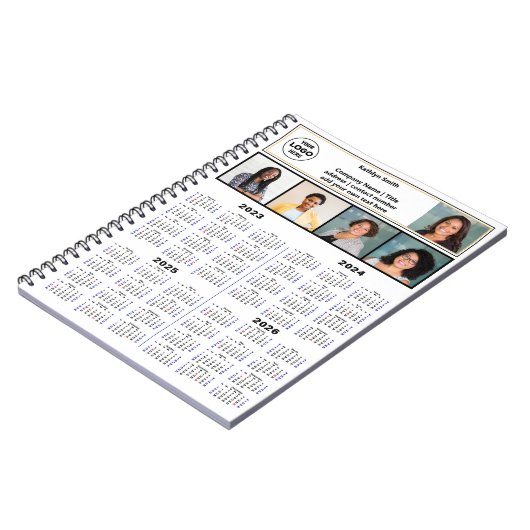 2023 2024 2025 2026 Agenda Modern Business Foto Notitieboek (Linkerzijde)