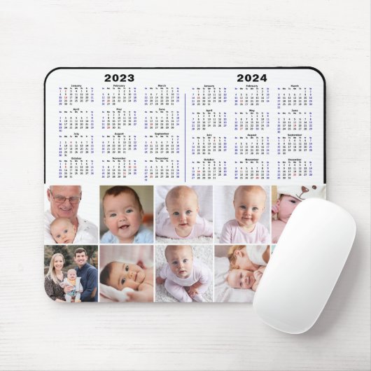 2023 - 2024 - Aangepaste tijdreeks - Foto modern Muismat (Met muis)