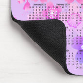 2023 - 2024 Mini Calendar SUNDAY Start SAKURA Muismat (Hoek)