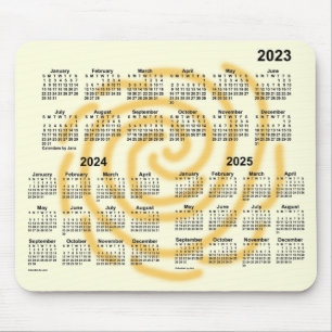 2023-2025 Zondag 3 jaar Agenda van Janz Muismat