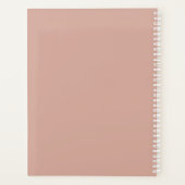 2023 Aangepaste foto Blush Pink Planner (Achterkant)