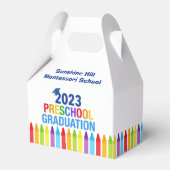 2023 Aangepaste Pre-school Afstuderen Pre-K School Bedankdoosjes (Voorkant Zijde)