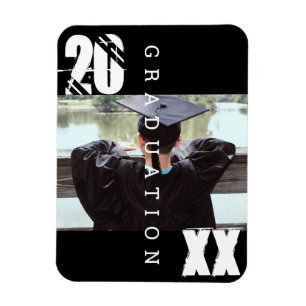 2023 Afstudeerlettertype Vet Foto Magneet