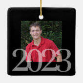 2023 Afstuderen Foto Keramisch Ornament (Achterkant)