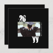 2023 Afstuderen Typografie Bold Photo Minimal (Voorkant / Achterkant)