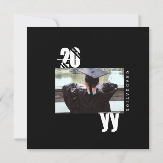 2023 Afstuderen Typografie Bold Photo Minimal (Voorkant)