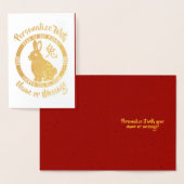 2023 Année De La Carte Rabbit (Affichage)