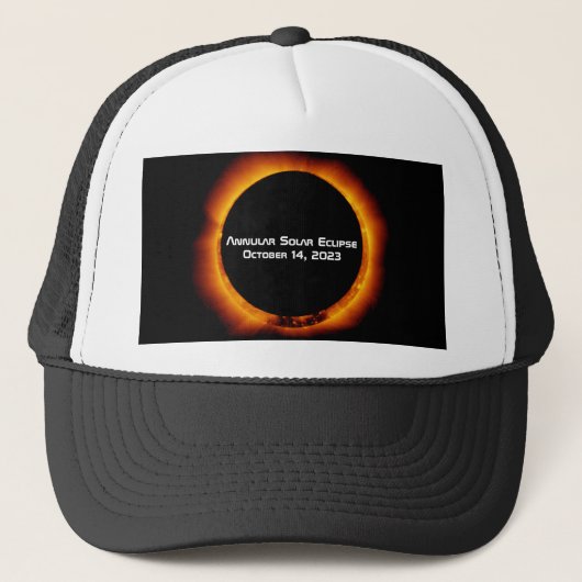 2023 Annulaire Zonsverduistering Trucker Pet (Voorkant)