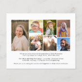 2023 BEGROTING Modern Script 8 Foto Aankondiging Flyer (Achterkant)