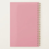 2023 Blush Pink Weekelijks Minimalistisch Planner (Achterkant)