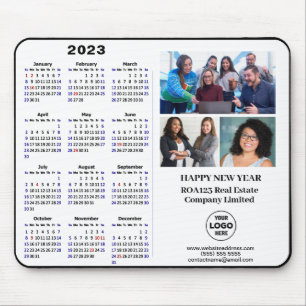 2023 Calendar Business Foto Company Custom Muismat