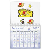 2023 Calendrier Cheesy Mouse Année Fromage (Feb 2027)