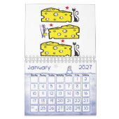2023 Calendrier Cheesy Mouse Année Fromage (Jan 2027)