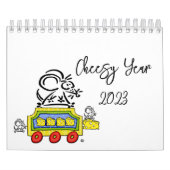 2023 Calendrier Cheesy Mouse Année Fromage (Protection)