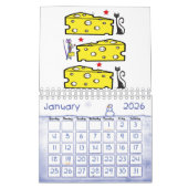 2023 Calendrier Cheesy Mouse Année Fromage (Jan 2026)