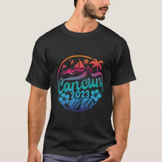 2023 Cancun familie vakantie strand matching groep T-shirt