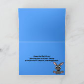 2023 Chinees Nieuwjaar Cartoons Konijn Vakantiewen Feestdagen Kaart (Binnen)