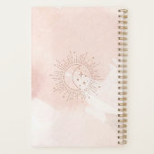 2023 Cosmos Planner | Lichtroze maan & Star (Achterkant)