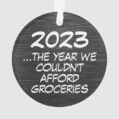 2023 Couldnt Afford Économie drôle (dos)