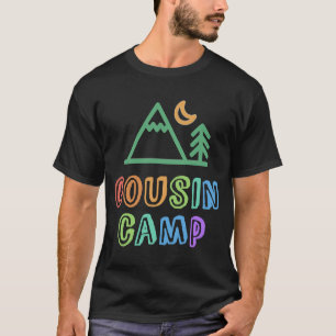 2023 COUSIN CAMP Grandma Grandpa Sleepaway Sign Au T-shirt