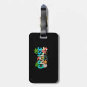 2023 Cruise Life Familie Vakantie Strand Gnome Mat Bagagelabel (Achterkant verticaal)