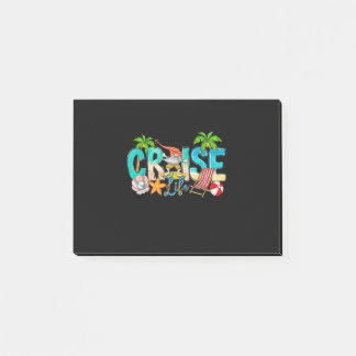 2023 Cruise Life Familie Vakantie Strand Gnome Mat Post-it® Notes