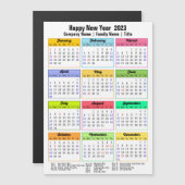 2023 de Aangepaste Bedrijfs Moderne Magnetische Ka (Voorkant / Achterkant)